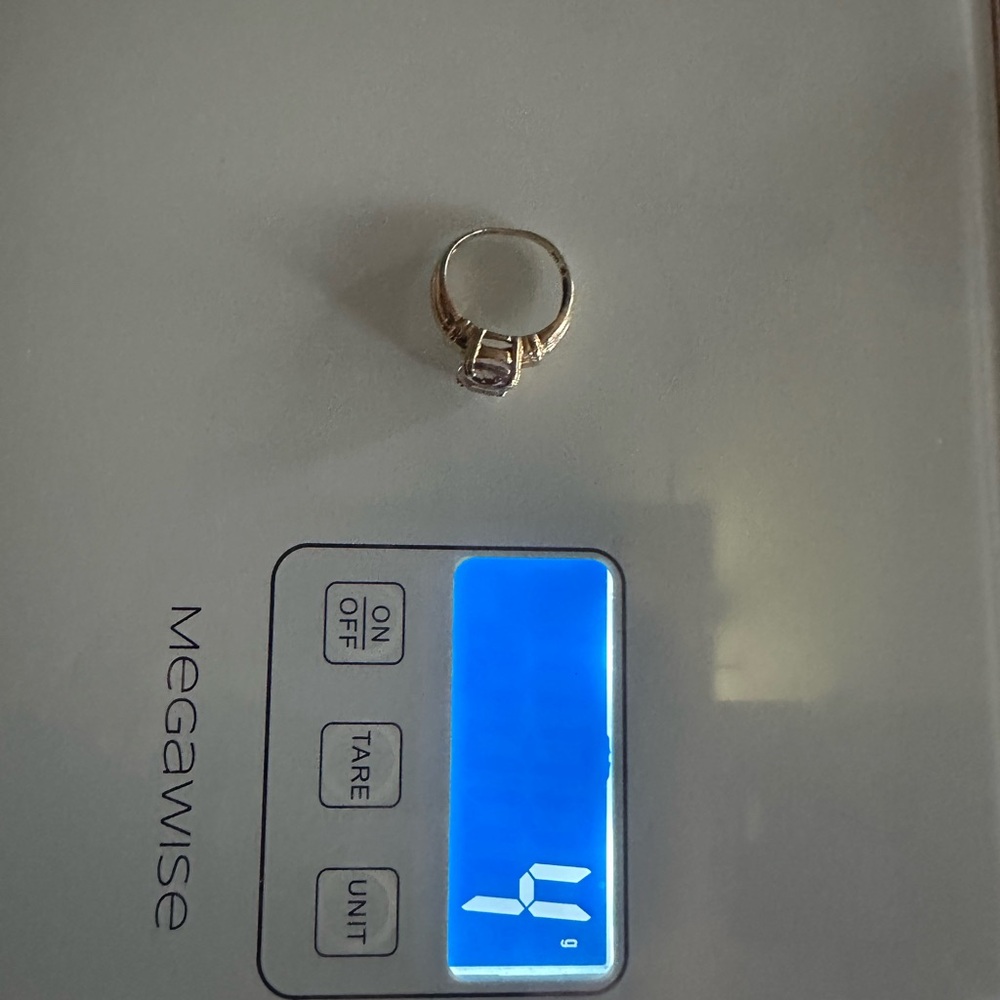 Solid 14k Pink Kunzite Ring - image 6